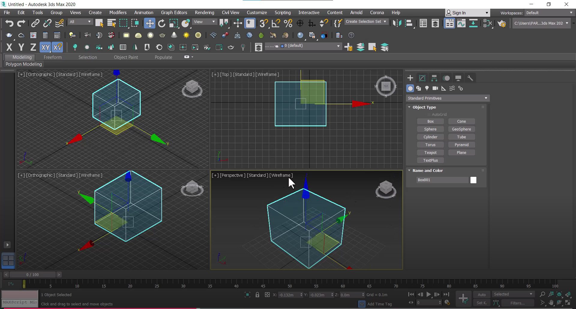 wireframe in 3ds max